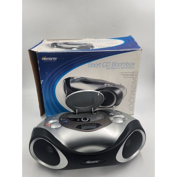 Memorex Portable Audio & Video Memorex Boom Box Works Great Radio Cd Player Doesnt Shut